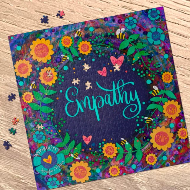  Empathy Teacher Student Personalized School Jigsaw Puzzle (Creator Uploaded)