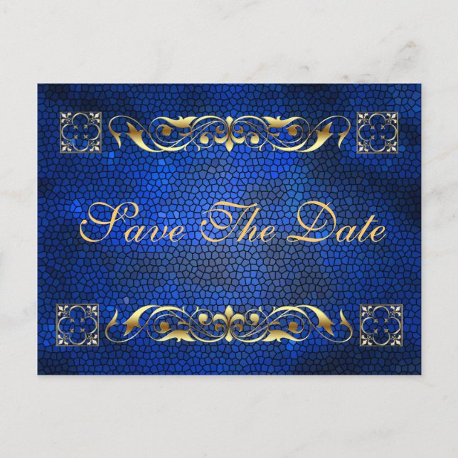 Empereur Bleu Enregistrer La Date Carte Postale (Devant)