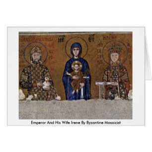 Empereur et son épouse Irène par Mosaicist