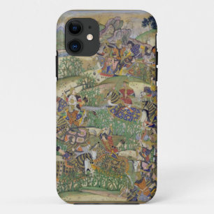 Emperor Akbar (r.1556-1605) at the battle of Samal iPhone 11 Case