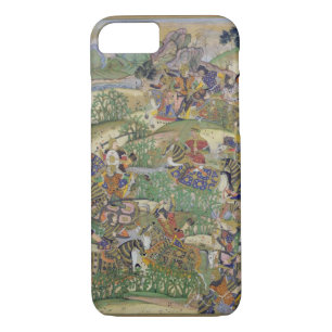 Emperor Akbar (r.1556-1605) at the battle of Samal iPhone 8/7 Case