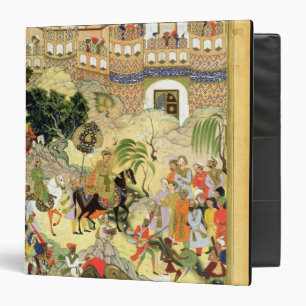 Emperor Akbar's triumphant entry into Surat, from Binder