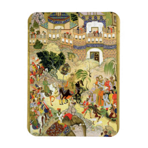Emperor Akbar's triumphant entry into Surat, from Magnet