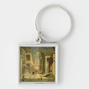 Emperor Augustus and the Sibyl, 1535 Keychain