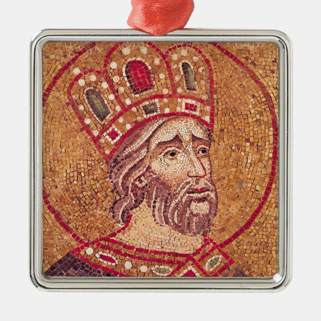 Emperor Constantine I  the Great Metal Ornament (Front)