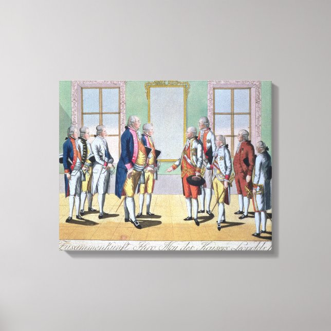 Emperor Leopold II Canvas Print (Front)