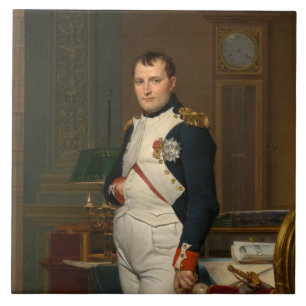 Emperor Napoleon Bonaparte at the Tuileries Tile