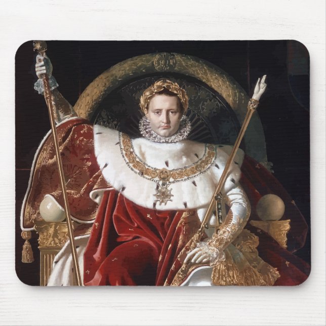 Emperor Napoleon Bonaparte Mouse Pad (Front)