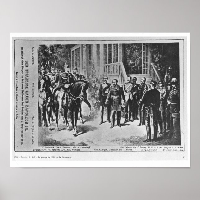 Emperor Napoleon III and Kaiser Wilhelm I Poster (Front)