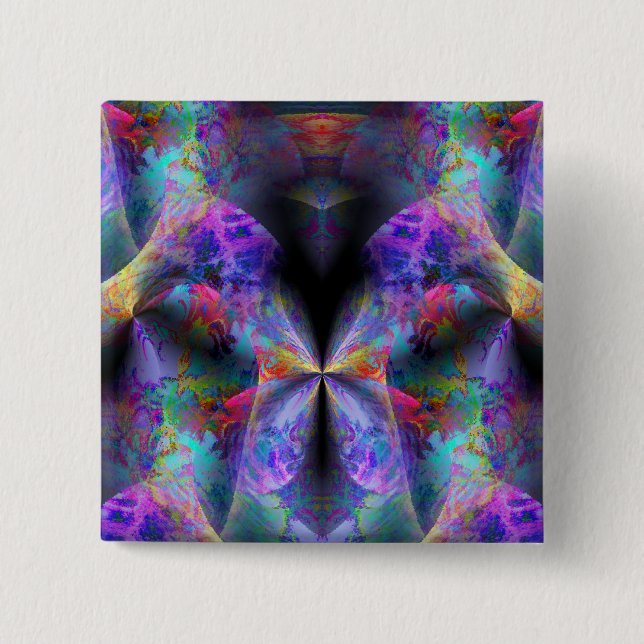 Emperor of Mars 2 Inch Square Button (Front)