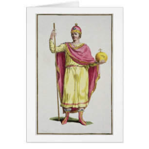 Emperor Otto III (980-1002), engraved by Pierre Du