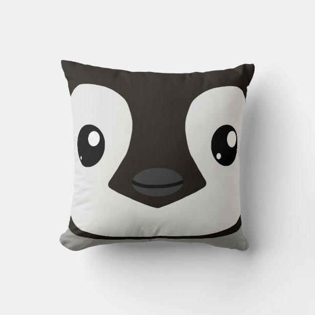 Emperor Penguin Chick Pillow (Front)