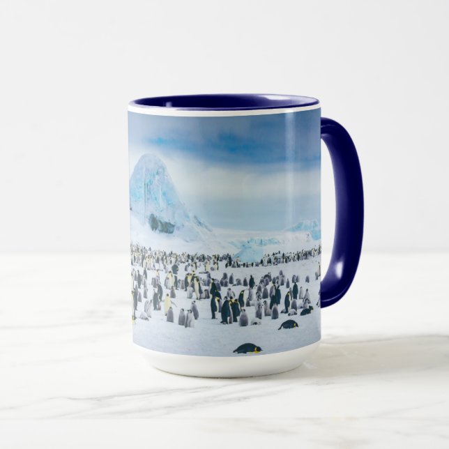 Emperor Penguin Colony Mug (Front Right)