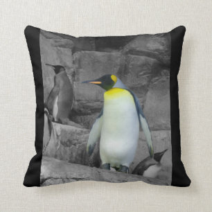 Emperor Penguin Throw Pillow
