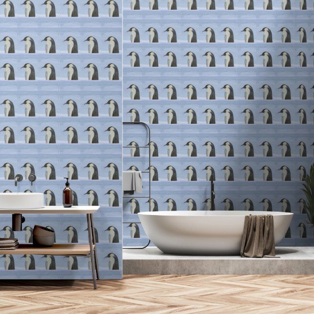 Emperor Penguin Wallpaper (Bathroom)