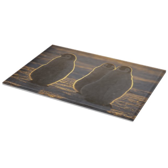 Emperor Penguins Cutting Board (Corner)
