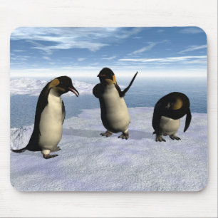 Emperor Penguins Mouse Pad