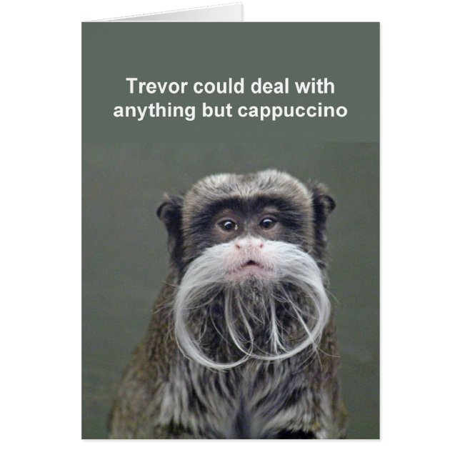 Emperor tamarin card (Front)