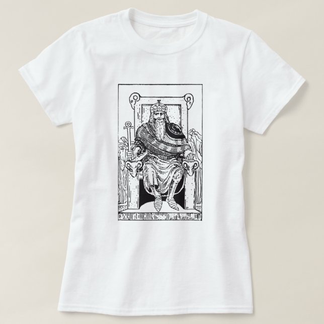 Emperor Tarot Card T-Shirt (Design Front)