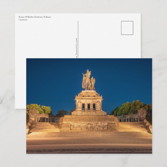 Emperor William Koblenz Postcard (Front/Back)