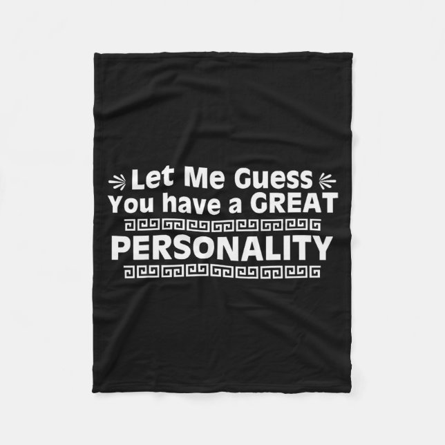 Emperor, You Have A Great Ity, New Groove, Funny  Fleece Blanket (Front)