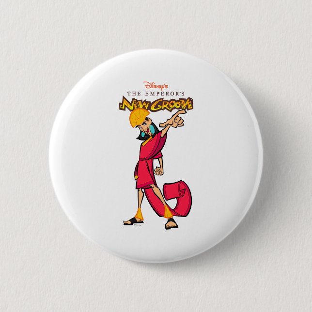 Emperors New Groove Kuzco  2 Inch Round Button (Front)