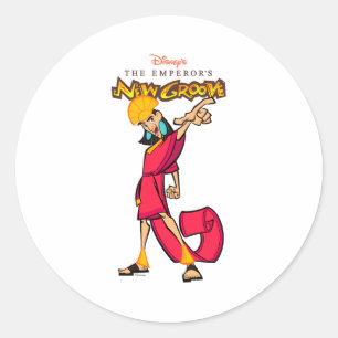 Emperors New Groove Kuzco  Classic Round Sticker
