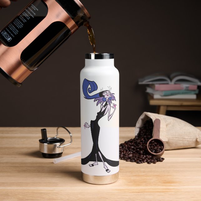 Emperor's New Groove Yzma Water Bottle (Coffee)