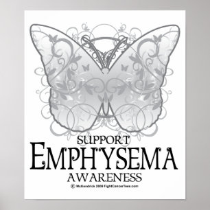 Emphysema Butterfly Poster
