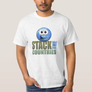 Empilez le T-shirt de pays