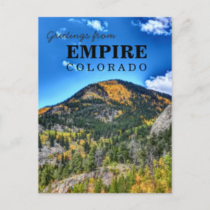 Empire Colorado greetings postcard