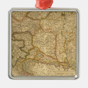 Empire Maps Metal Ornament
