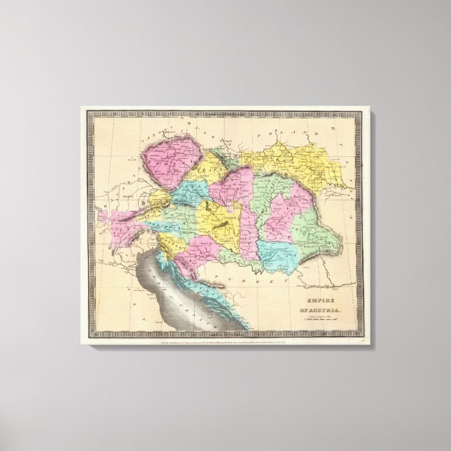 Empire Of Austria Canvas Print (Front)