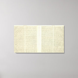 Empire of Napoleon Bonaparte 1811 AD 2 Canvas Print