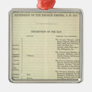 Empire of Napoleon Bonaparte 1811 AD 2 Metal Ornament
