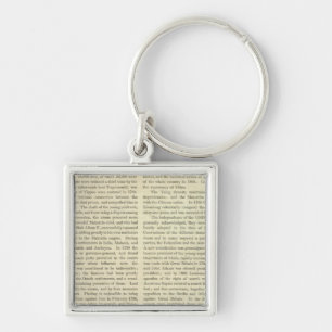 Empire of Napoleon Bonaparte 1811 AD Keychain
