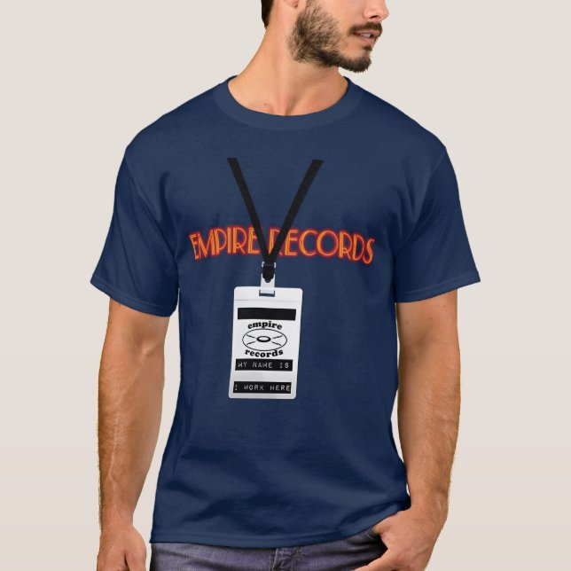 Empire Records Employee Badge gift T-Shirt (Front)