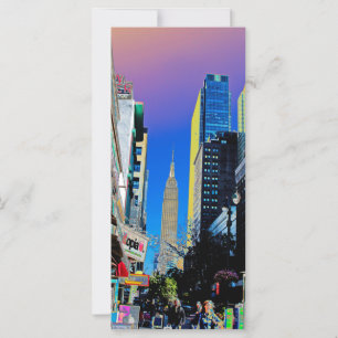 Empire Sate Building from 42nd St New York Poster
