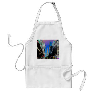 Empire Sate Building from 42nd St New York Poster  Standard Apron