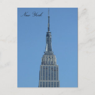 empire state blue top postcard