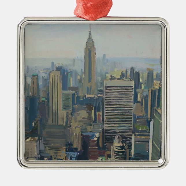 Empire State Building 2012 Metal Ornament (Front)