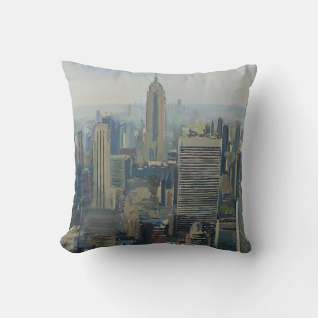 Empire State Building 2012 Throw Pillow (Front)
