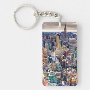 Empire State Building and Midtown Manhattan Keychain