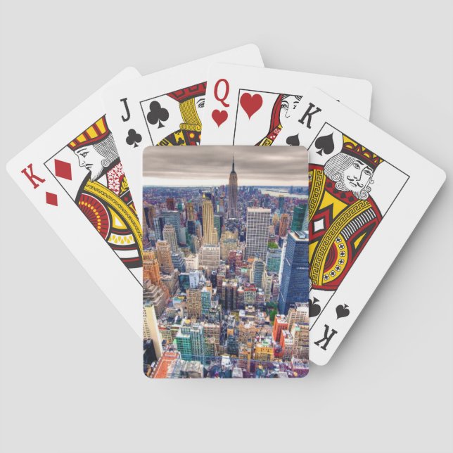 Empire State Building and Midtown Manhattan Playing Cards (Back)
