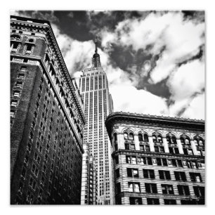 Empire State Building and Skyscrapers Photo Print