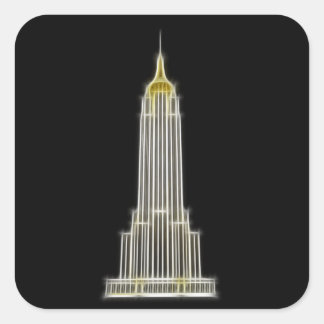 Empire State Building in New York Square Sticker