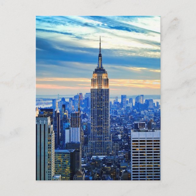 Empire State Building, Manhattan, New York City Postcard (Front)
