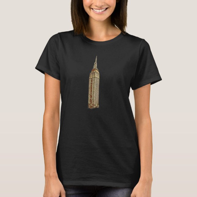 Empire State Building New York 7 T-Shirt (Front)