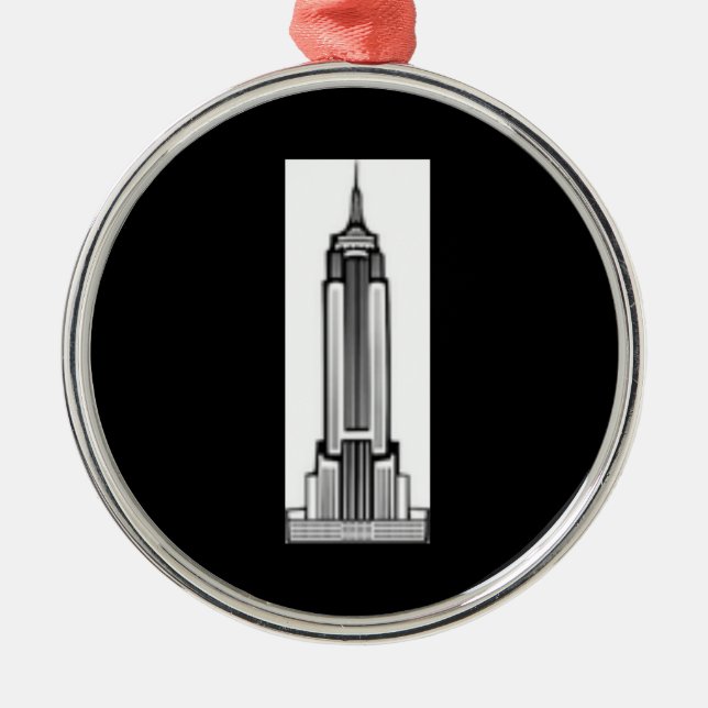 Empire State Building New York City Ornament (Front)