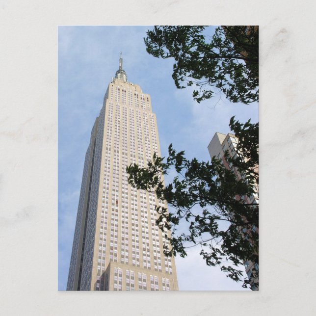 Empire State Building ... New York City Postcard (Front)